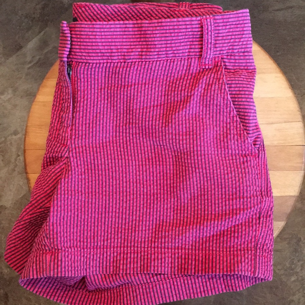 J crew seer sucker shorts